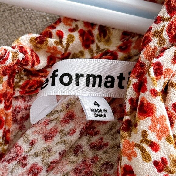 90% NEW REFORMATION DRESS, SIZE 4 - Picture 8 of 8